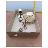 Pair of Vintage Industrial Style Light Fixtures
