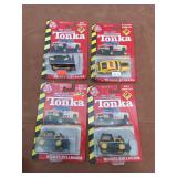 Lot of 4 Vintage Tonka Die-Cast Vehicles