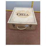 Vintage Cella Italian Wine Box & Argus Slide