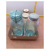 Vintage Mixed Collection of Aqua Blue and Clear