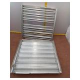 Pair of 15" x 15" Aluminum HVAC Louver Shutters