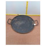 Vintage Lodge 14-Inch Round Cast Iron Griddle