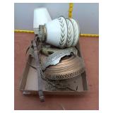 Vintage Lamp Parts and Decorative Shades