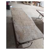 Large Industrial Plywood Folding Utility Table