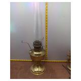 Vintage Aladdin Model 23 Brass Oil Lamp