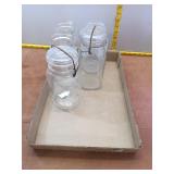 Vintage Ball Ideal & Mason Glass Canning Jar