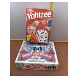 Classic Dice Game Lot: Yahtzee and Monopoly