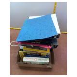 Mixed Lot of Vintage Books, Binders