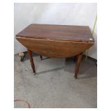Vintage Wooden Drop-Leaf Table