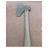 Vintage Single Bevel Hewing Broad Axe
