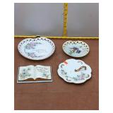 Vintage Hand-Painted Signed F. Matracia Porcelain