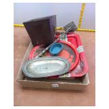Vintage Metal Serving Trays & Eclectic Home Decor