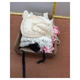 Large Lot of  Lace, Crochet Doilies