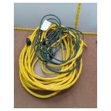 Lot of 2 Heavy Duty Outdoor Extension Cords - Yell