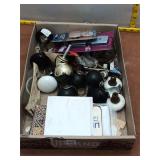 Mixed Hardware Lot -  Doorknobs, Brass Cast