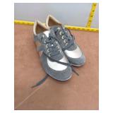 Corso Como Grey & Metallic Gold Fashion Sneakers,