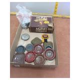 Collectibles Lot - Muriel Cigar Box, Tape
