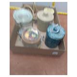Lot of 5 -Style Kitchen Storage Crocks and