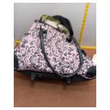 3-Piece Bag Set: Rolling Tote, Messenger Bag & Flo
