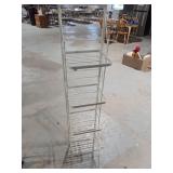Style 4-Tier White Metal Baker's Rack