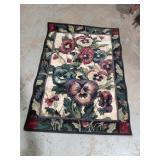 Shaw Rugs Floral Pansy Juniper Area Rug