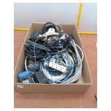 Large Assorted Lot of Electronics Cables, Adapters