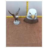 Majestic Bald Eagle Figurine and Bust Lot
