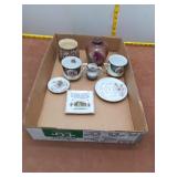 Decorative Ceramic and Glass Lot - Teacups