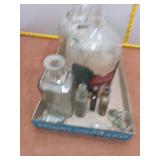 Glass Bottle Lot - Coca-Cola Syrup Jug +