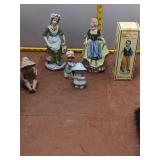 Hand-Painted Porcelain Figurine Lot