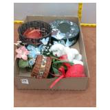 Romantic Floral Decor & Gift Basket Assortment
