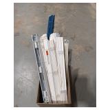 White & Blue Horizontal Mini-Blinds