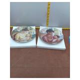 Pair of 1995 Avon Mother's Day 'A Mother's Love'