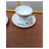 1965 Signed F. Matracia Hand-Painted Floral Motifs
