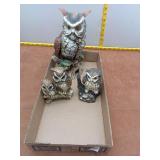 Ardco Porcelain Owl Figurine Collection