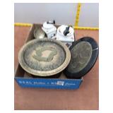 Eclectic Home Decor & Kitchen Lot - Brass,