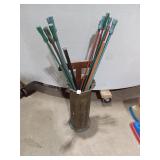 Brass Colored Umbrella Stand