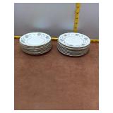 Vintage Princess China Sweet Briar 6' Saucers - Se