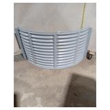 Durable Grey Polyethylene Basement Window Well