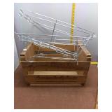 Vintage Sunny Slope Farms Peach Crate & Two Wire C