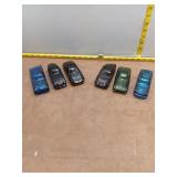 Collection of 6 Vintage Avon Glass Car Aftershave