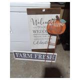 Rustic Wedding & Seasonal Home Decor Sign Lot