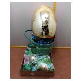 Deluxe Gold Easter Egg & Woven Basket Celebration