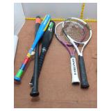Lot of 5 Youth Sports Items - HEAD Tennis Rackets