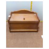 Vintage-Style Wooden Bread Box - Rustic Kitchen St