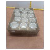 Set of 15 Clear Glass Lowball Rocks Glasses