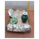 Vintage Treasure Craft California Ring Holder, Gre