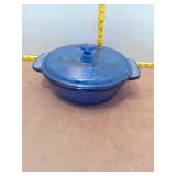 Anchor Hocking Cobalt Blue 2 Quart Round Casserole
