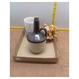 Vintage Style Stoneware Jug, Llama Mugs, and Autum