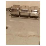 Triple Section Stainless Steel Chafing Dish Buffet